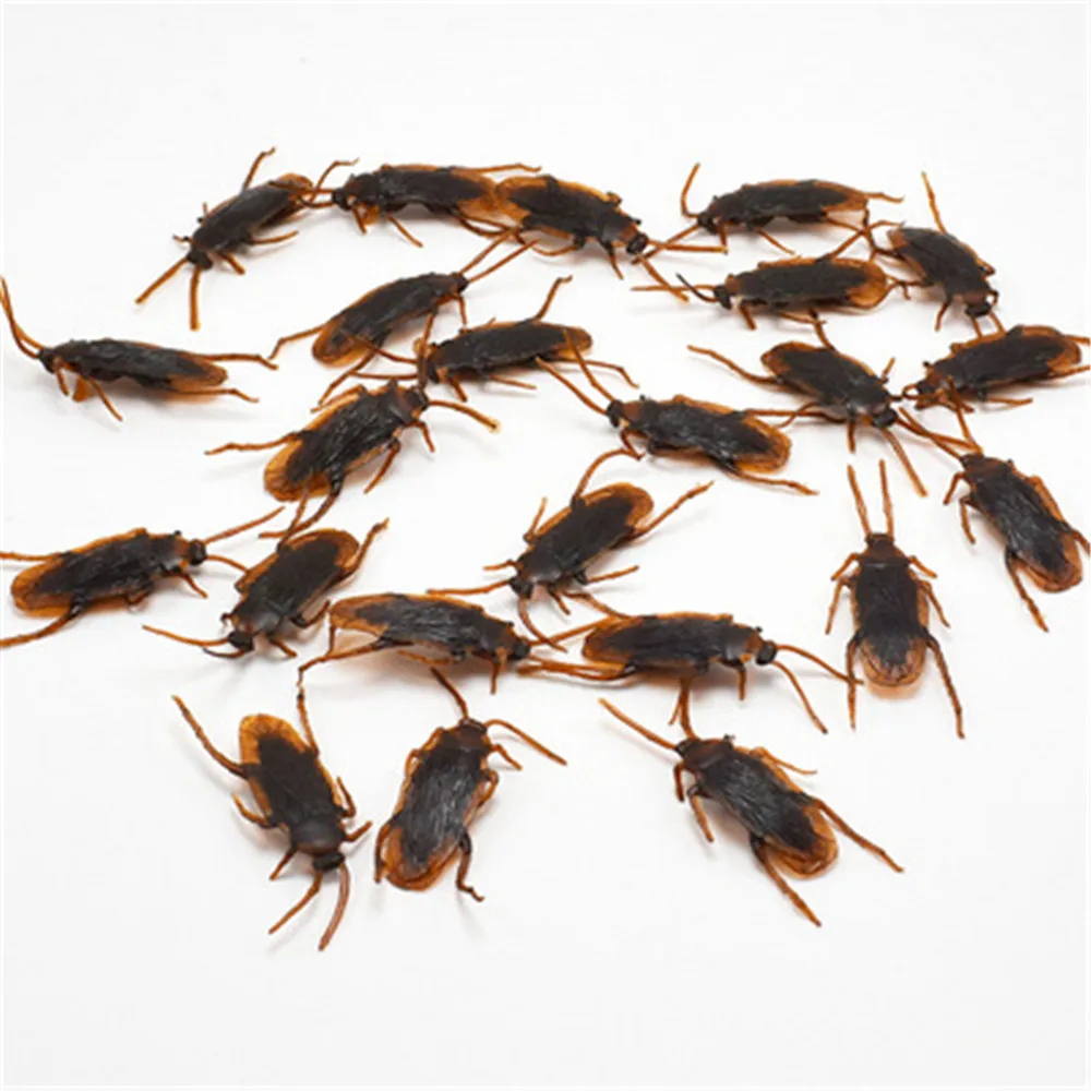 5PC funny toy fake cockroach centipede insect toy prank simulator disgusting scary spoof toy of the whole Rick