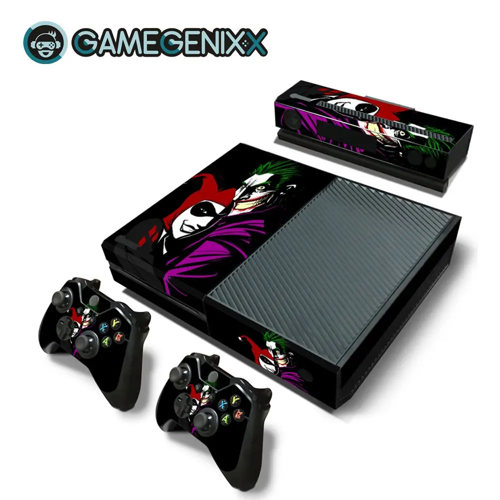 Защитная Наклейка GAMEGENIXX для Xbox one и 2 контроллера-The Joker - Цвет: The Joker