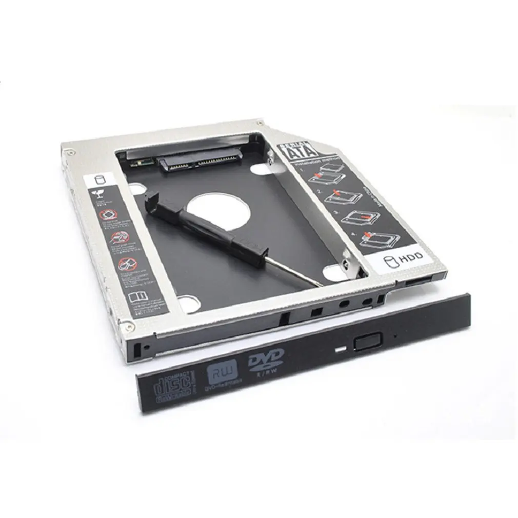 

Factory direct 12.7mm sata3 notebook optical drive bit hard drive bay universal ssd solid state drive bracket