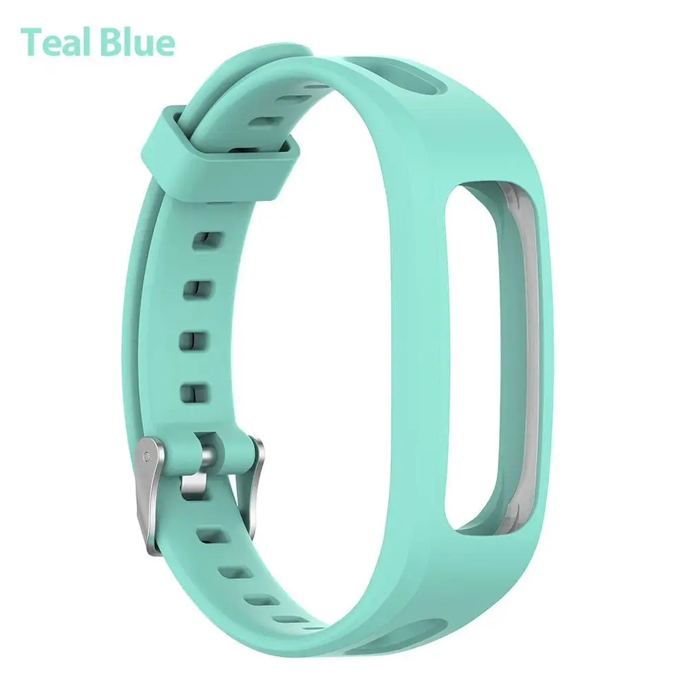 New Silicone Sport Watch Band Wrist Band Strap For Huawei Band 3e 4e Huawei Honor Band 4 Running Version Smart Watch Bracelet - Цвет: Blue