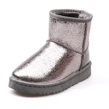 Новые стильные Водонепроницаемые зимние ботинки женские бархатные полусапожки женские однотонные теплые ботинки из искусственной кожи с водонепроницаемой подкладкой