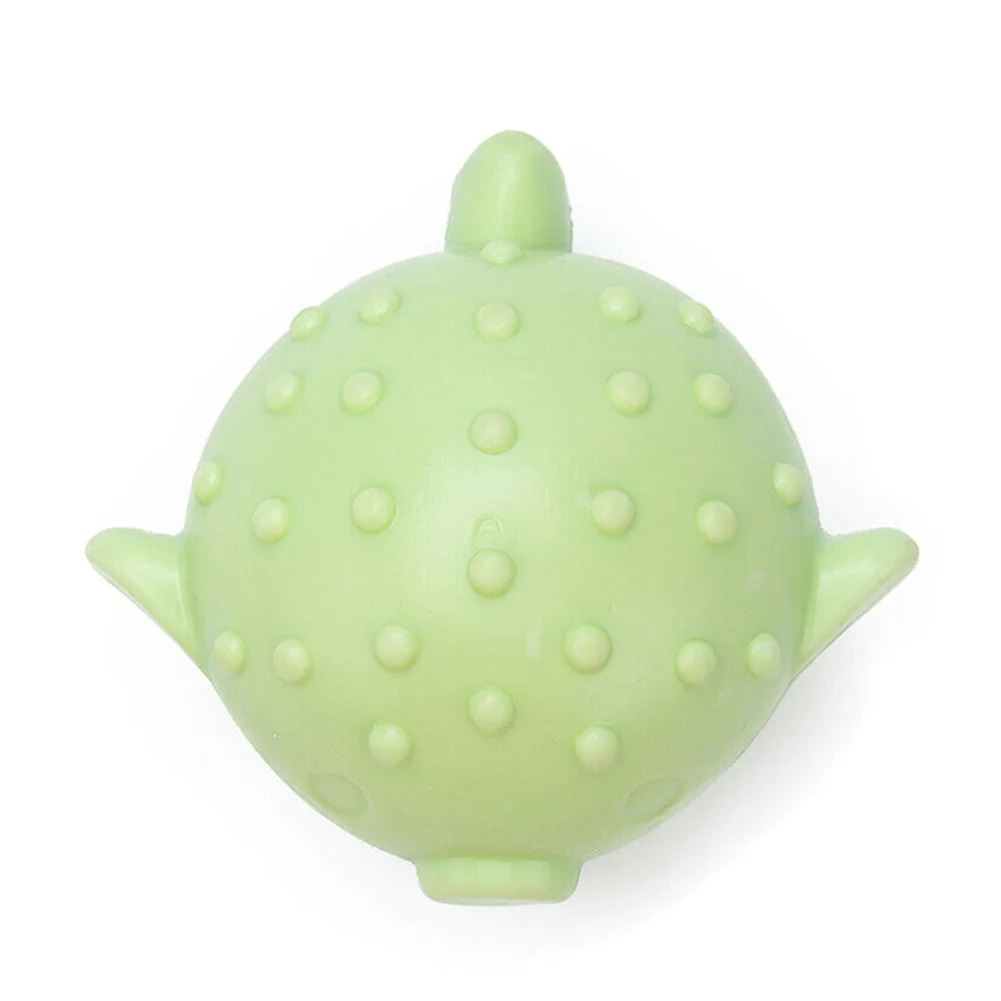 Green Экологичный ПЭТ мяч интерактивная игрушка-жевалка для собак 4 цвета издает забавные звуки при прикосновении VA88 - Цвет: Green