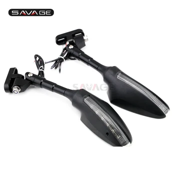 

Rearview Mirrors LED Turn Signal For TRIUMPH DAYTONA 675 2006-2018 17 16 15 Motorcycle Adjustable Side Rear View Mirror
