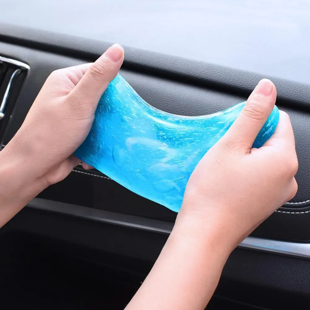 Cleaning Gel Cleaning Magic Mud Car Cleaning Gel Soft Dust Cleaning Glue Reusable Super Clean Mud Slimy Gel For Home Phone Car Pc Laptop Keyboard Sticky Wiper Dust Dirt Wip A8v6