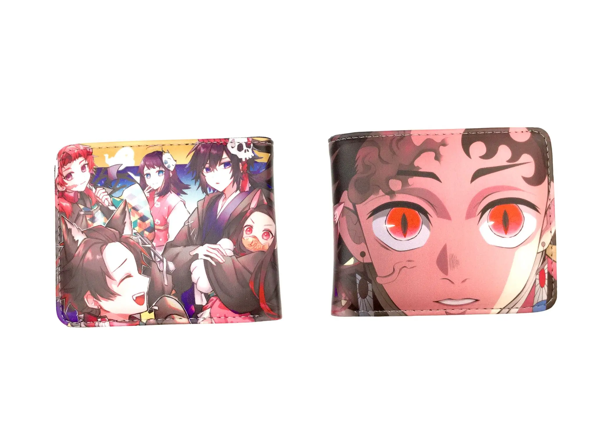 wallet purse Anime Wallet Demon Slayer Kimetsu No Yaiba Tanjiro Kamado Short Purse With Coin Pocket Wallets best of sale