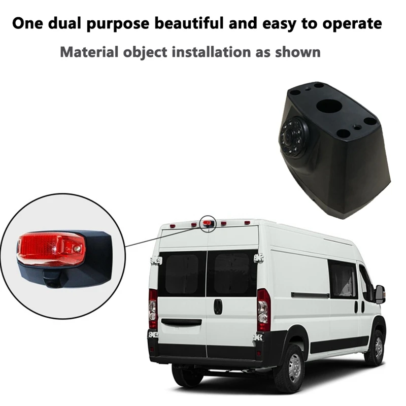 Автомобильный резервный тормозной светильник камера заднего вида CMOS для Dodge Promaster 2008- Водонепроницаемый 170 третий тормозной светильник