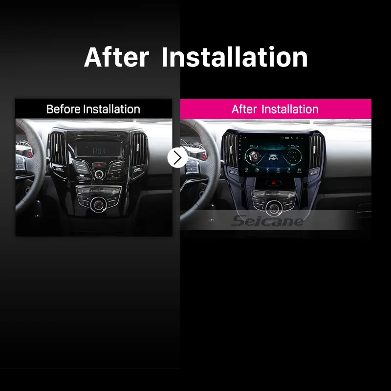 Sale Seicane Car Stereo HD Touchscreen 10.1" HD Android 8.1 GPS for Great Wall M4 2014 2015 with USB WIFI AUX support Carplay 2 din 4