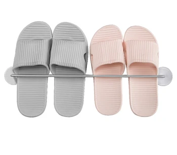 

Bathroom Slipper Rack Wall-mounted Wall-mounted Hole-free Toilet Storage Rack Toilet Storage Rack After Draining Water Gate
