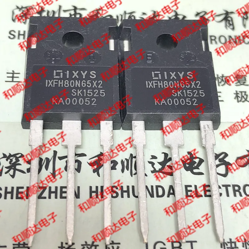 5 шт./лот IXFH80N65X2-247 650V 80A