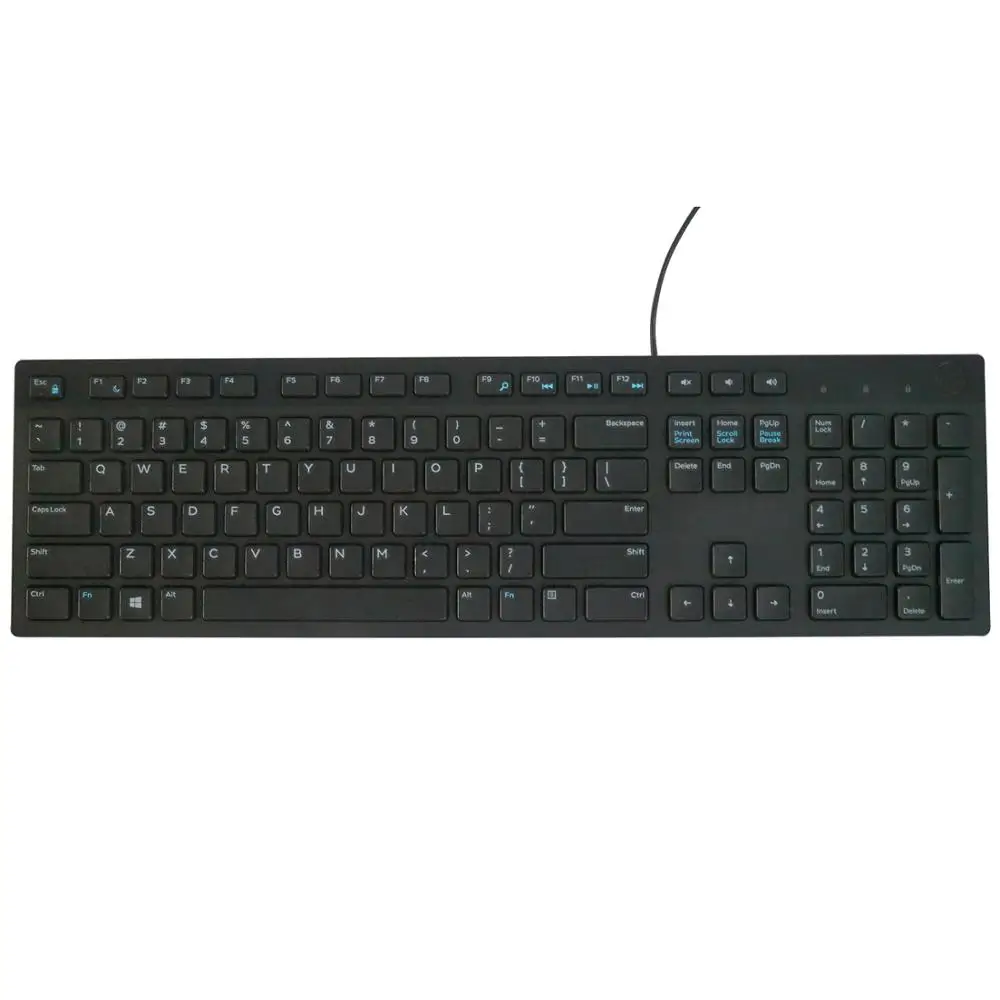 

USB Keyboard for Dell KB216 (580-ADMT) with Chiclet Keys Numeric Keypad for Alienware; Inspiron 3252, 3459; Latitude 31XX, 33XX