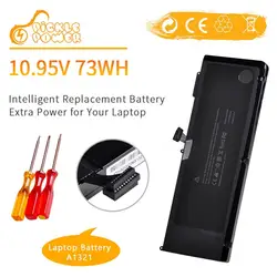 Batería A1321 para portátil, para Apple Macbook Pro, 15 ", A1286, 2009, 2010, versión del año 020 6380 A