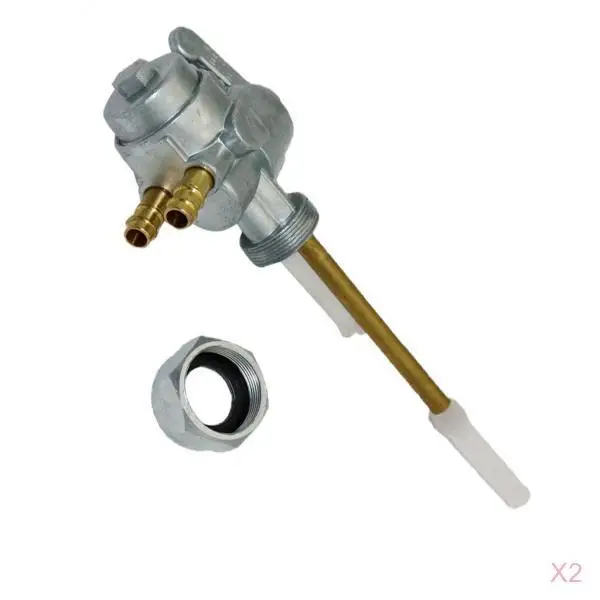 2 Pcs Gas Tank Fuel Valve Petcock Switch For Kawasaki KZ900 KZ1000