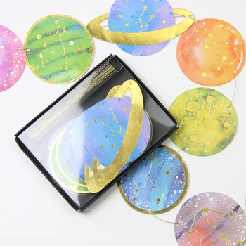

Outer Space Universe Galaxy Banners Birthday Party Boy Kids Garland Paper Bunting Flag Baby Shower Decoration Supplies