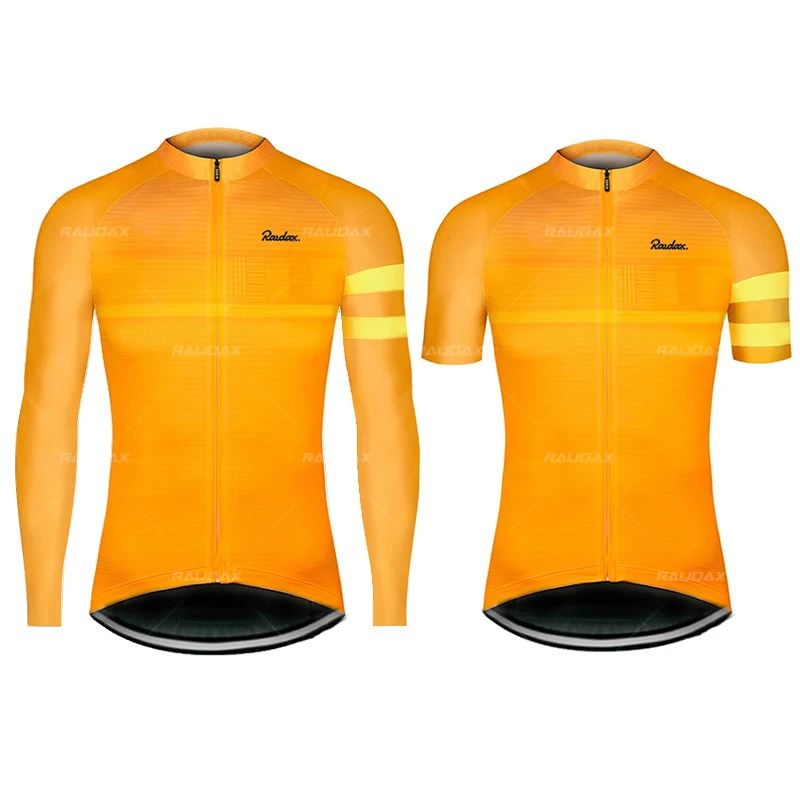 Men Cycling Jerseys 2023 Raudax Long Sleeve Cycling Shirts Bicycle Cycling Clothing Kit Mtb Bike Wear Triathlon Maillot Ciclismo - Image 3