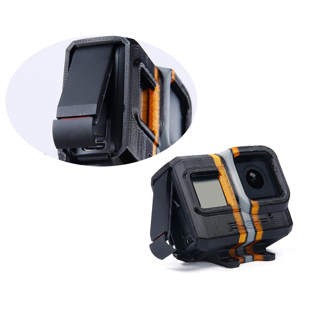IFlight 3D Печатный TPU Gopro hero 8 Крепление камеры/протектор 30 ° полностью закрытый с УФ-защитой/ND8 фильтр для FPV XL/XL Low/SL5/DC5