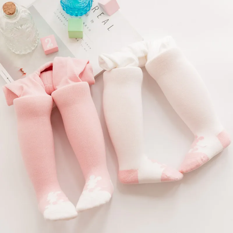 

2019 Spring And Autumn New Style Panty-hose for Kids Infant Cartoon Can Open Crotch Dual Purpose Girls Socks Baby Coaster