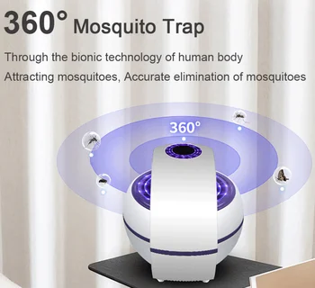 

New USB Powered Mosquito Killer Lamp 1m/2m Electric No Noise 360° Insect Killer Bug Zapper Mosquito