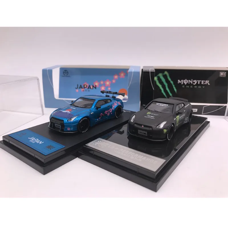 1: 64 модель автомобиля Nissan GTR R35 LB игрушечный автомобиль из сплава игрушки для детей литая модель автомобиля подарок на день рождения