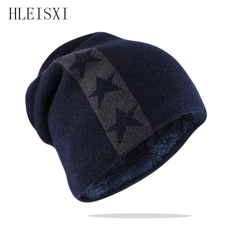 Новинка, Skullies Beanies, вязаная шапка, Зимние головные уборы для мужчин и женщин, шапочки, теплые мужские шапки, модные шапки со звездами