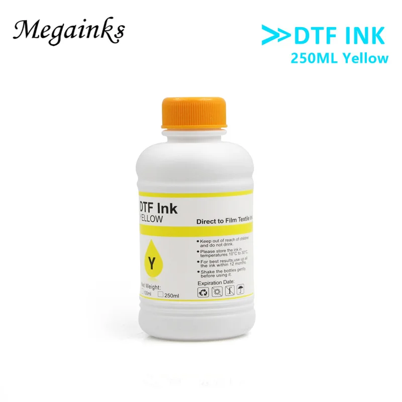 Kit de Tinta Dtf para Filme de Transferência Direta Filme Pet Todos os Desktop Formato Grande Impressora Dtf 1bk 1c 1m 1y 2wh 250ml Pcs - Imagem 5