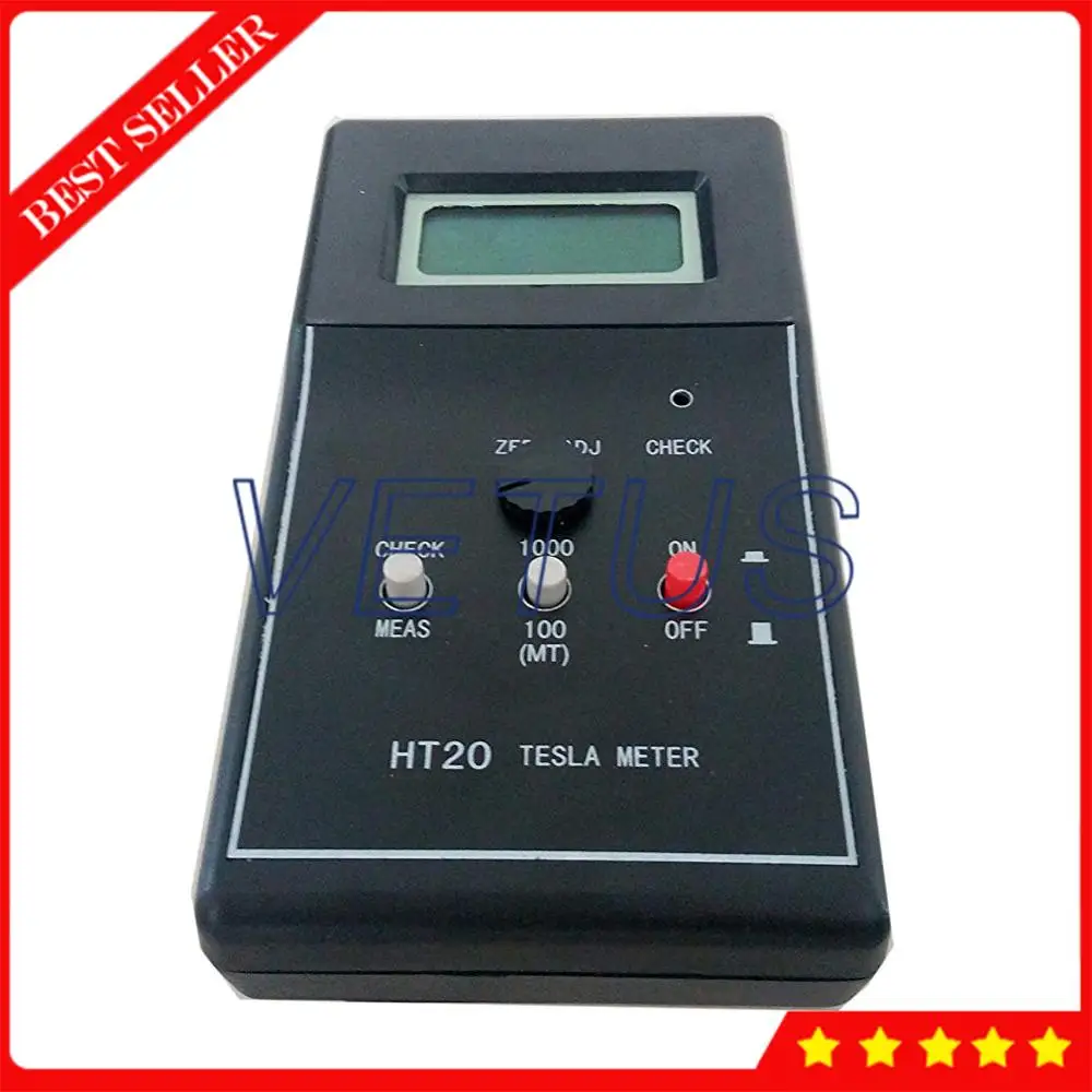 Цифровой Гаусс метр Тесла метр HT-20