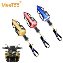 Автомобильные аксессуары для электрического мотоцикла, сигнальные огни поворота, светодиодные индикаторы потока воды, дневные ходовые лампы, стоп-сигнал, задний фонарь