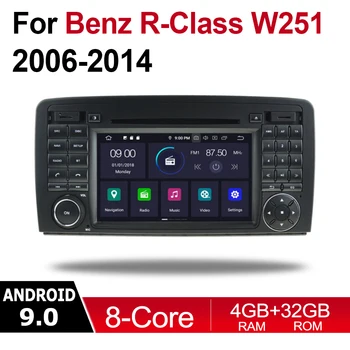 

For Mercedes Benz R CLASS W251 R280 2006~2014 NTG 2 DIN Car Android 9 GPS Naviation Multimedia system Bluetooth Radio Amplifier