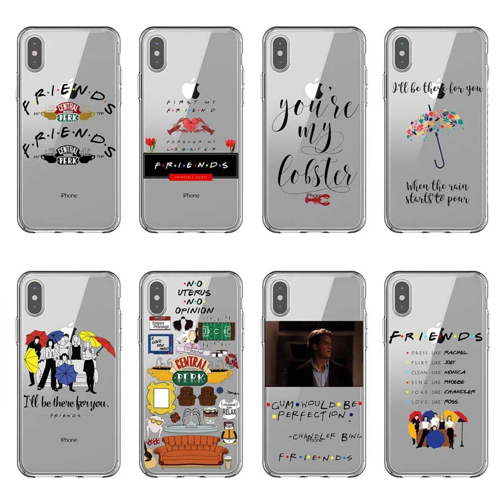 Модные друзей Central perk ТВ Показать силиконовый чехол для телефона iPhone 5 5S 6 6S Plus 7 8
