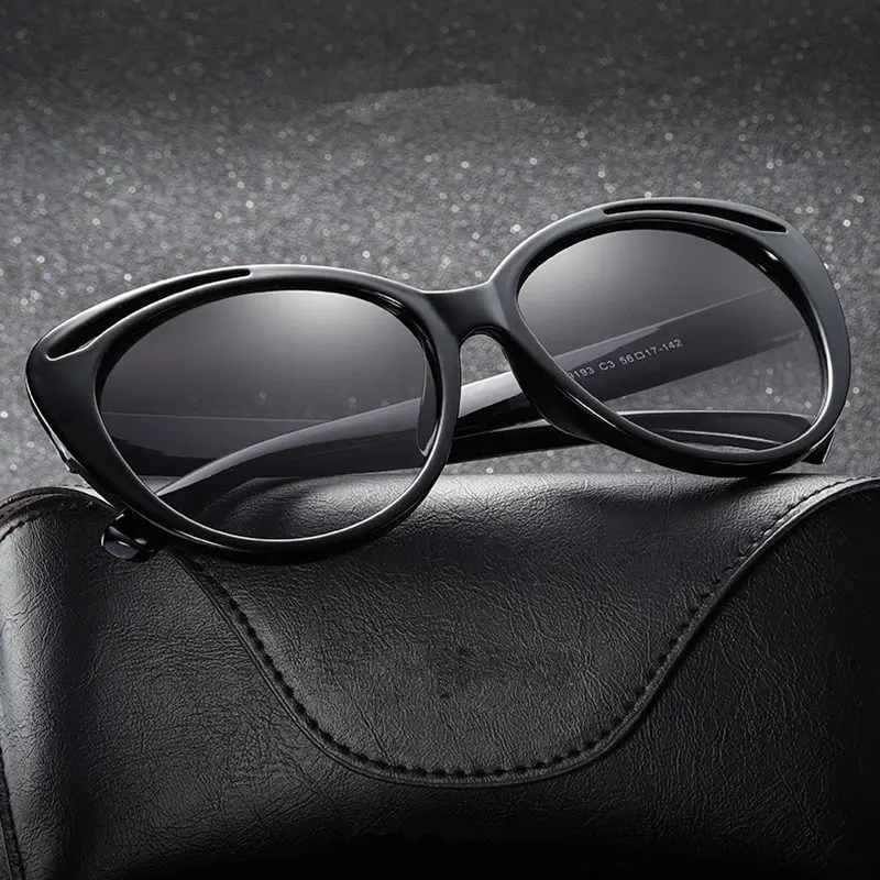 

Xiasent brand ladies classic PC sunglasses cat eye glasses series driving mirror fishing sunglasses UV400