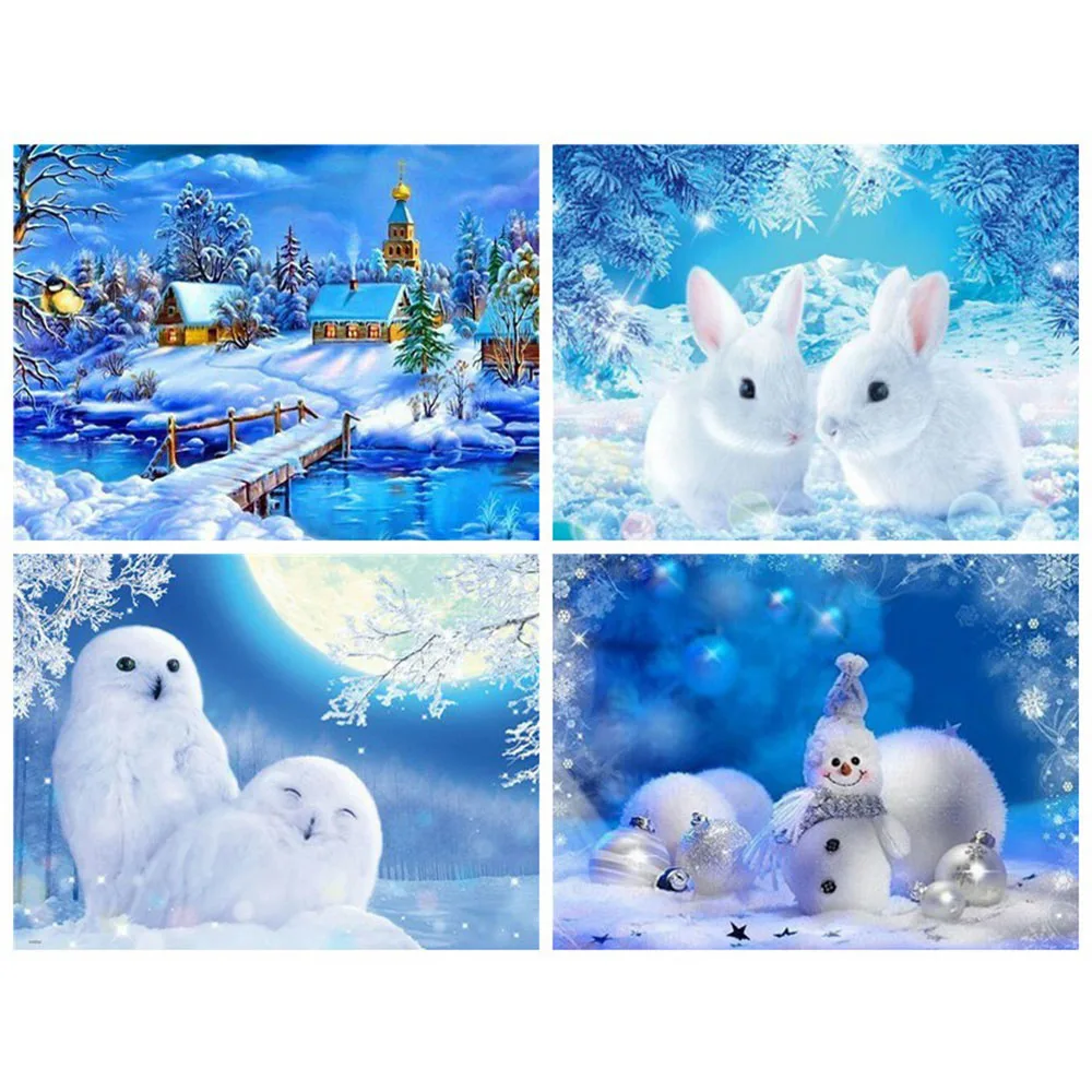 

5D DIY Diamond Painting Christmas Cross Stitch Full Square Drill Embroidery Home Decor Gift Mosaic Crafts