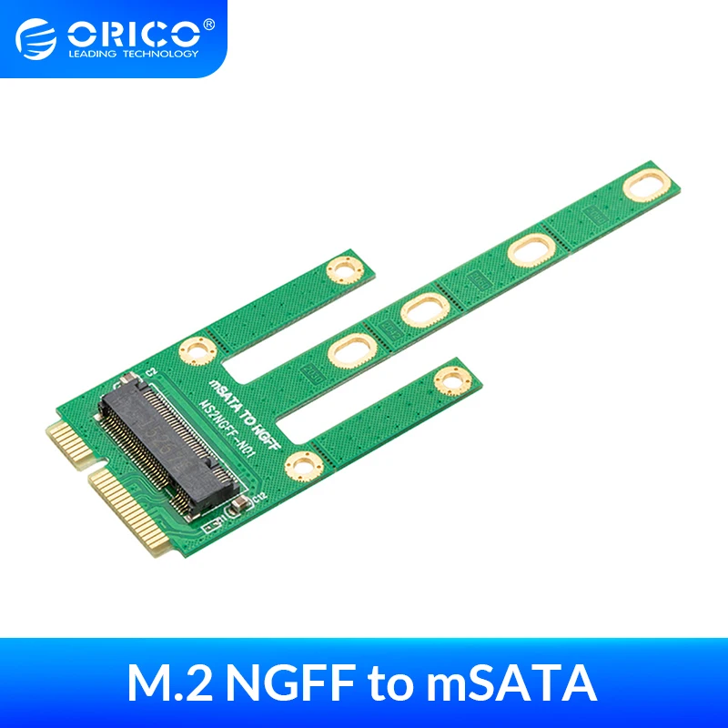 ORICO M.2 NGFF адаптер msata для 2230/2242/2260/2280 мм M2 Твердотельный накопитель (SSD жесткий диск