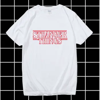 

STRANGER THINGS Hawkins High School short sleeve t shirts tee tshirts 100% cotton jersey joggers free shipping