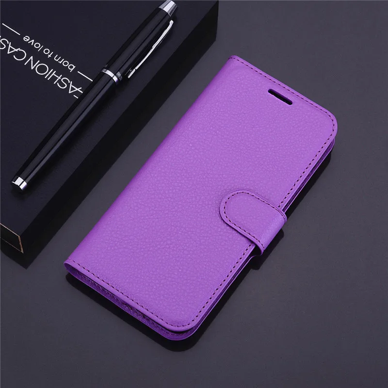 Leather Flip Case For Samsung Galaxy S7 Wallet Magnetic Cover Samsung Galaxy S7 Edge Case For Samsung S7 S 7 Phone Coque Hoesje - Цвет: Purple