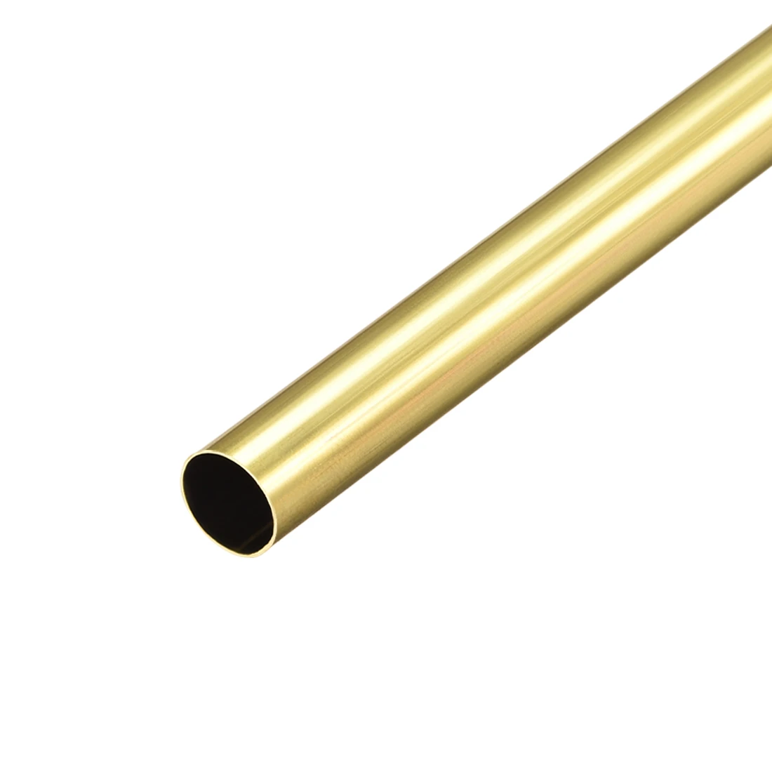 Round Brass Tube 300 mm Length 8 mm OD 1 mm Wall Thickness Seamless Straight Pipe Tube 2 Pieces 
