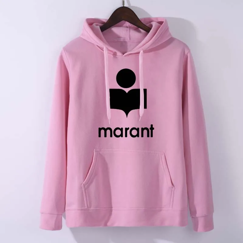 pink black Новейшая Женская хлопковая толстовка с капюшоном большого размера с опущенными плечами и логотипом спереди и карманами-кенгуру - Цвет: pink black
