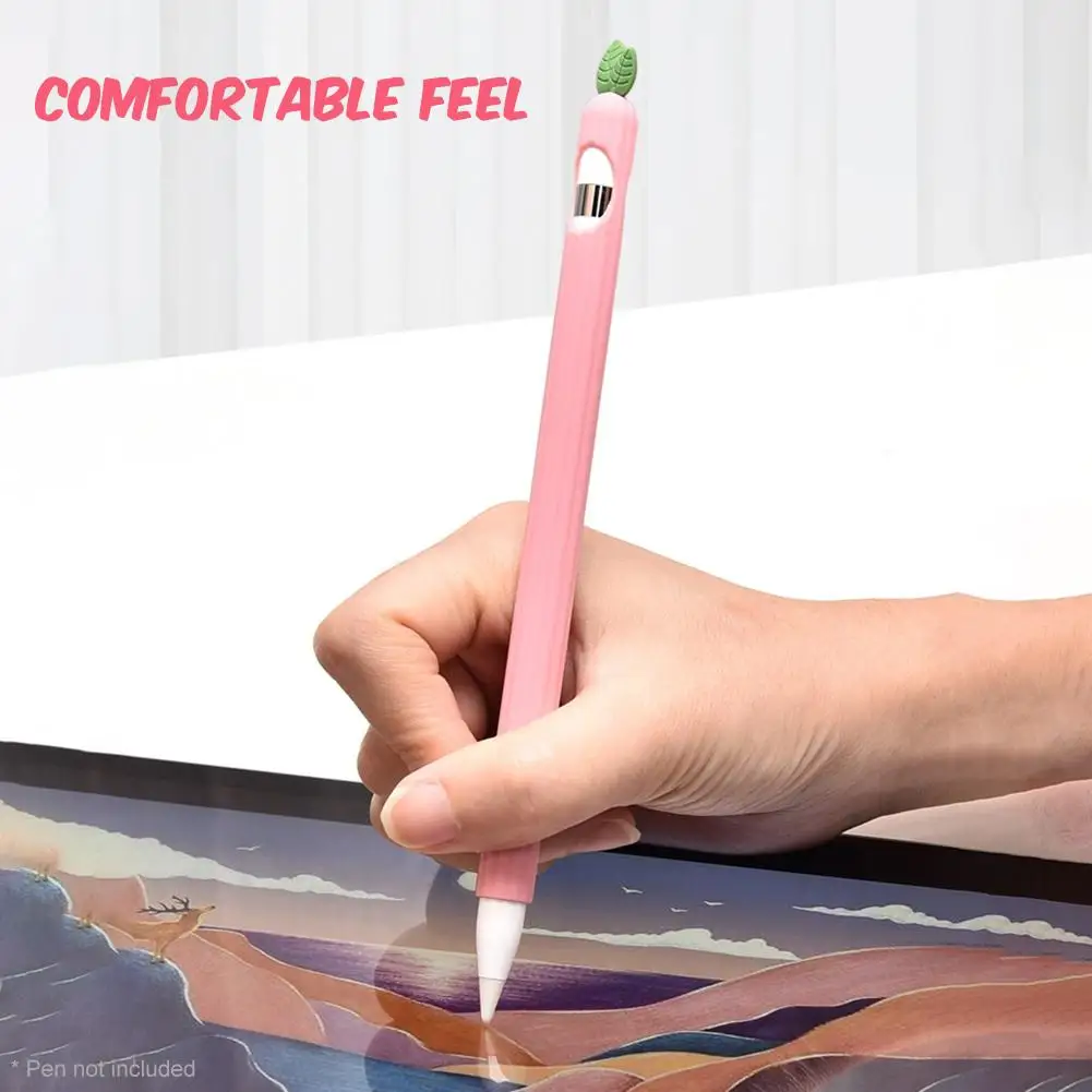 

Soft Silicone Cute Vegetables Shape Protective Case Cover for Apple Pencil 1/2