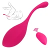 Liquid Silicone Erotic Jump Egg Remote Control Female Vibrator Clitoral Stimulator Vaginal G-spot Massager Sex Toy for Couples 1