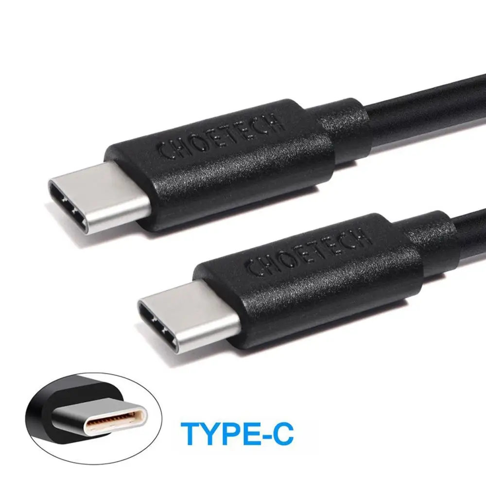 CHOETECH usb type C к USB C кабель быстрого зарядного устройства для samsung Galaxy S9 Plus PD 60W QC3.0 3A кабель быстрой зарядки для устройств type-C