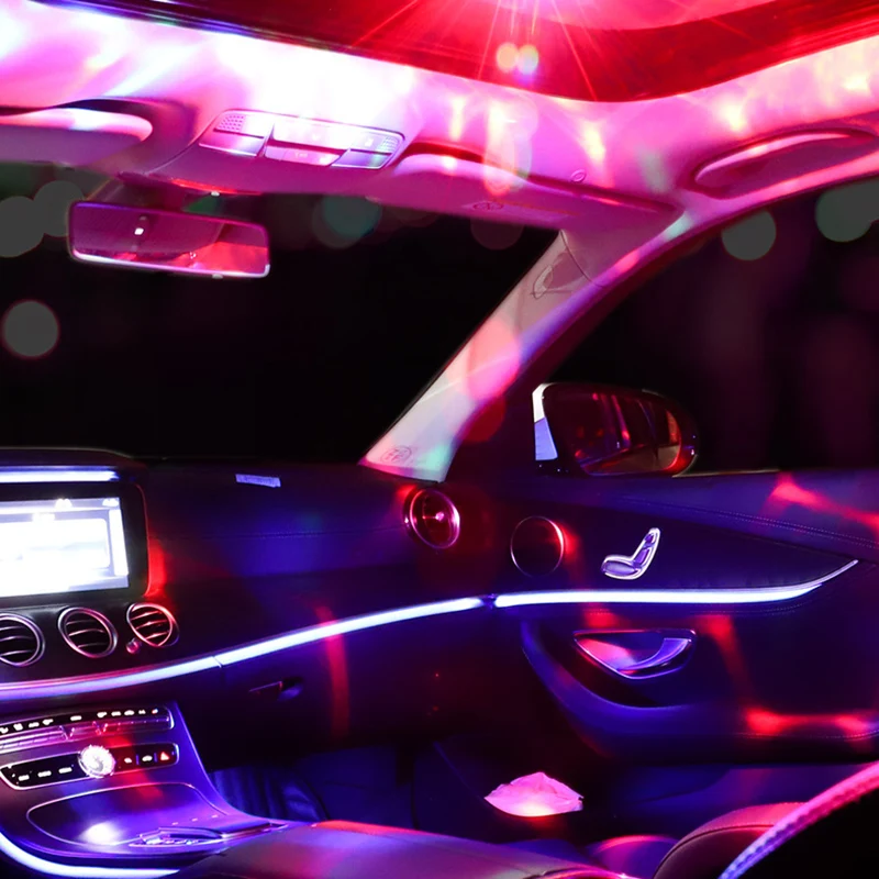 

Mini Portable Ball Party Light Chargable Car LED Flashing Light for Home Club Outdoor _WK