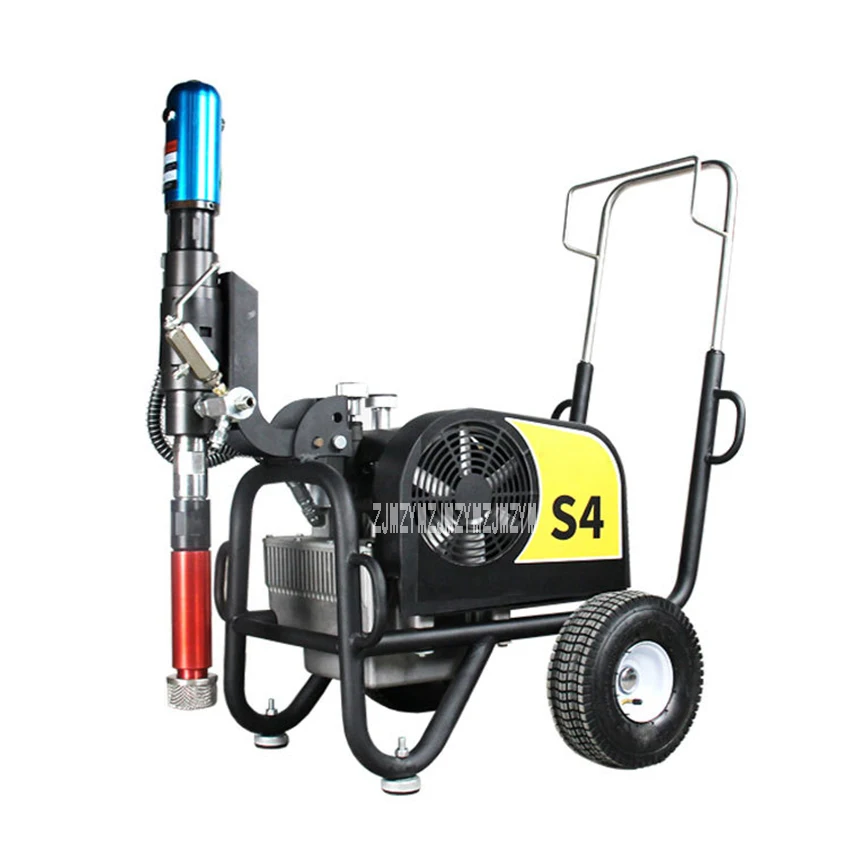 S4 High Pressure Airless Putty Spraying Machine Gasoline / Electric Spraying Machine Latex Paint Paint Spraying Machine 10L/Min