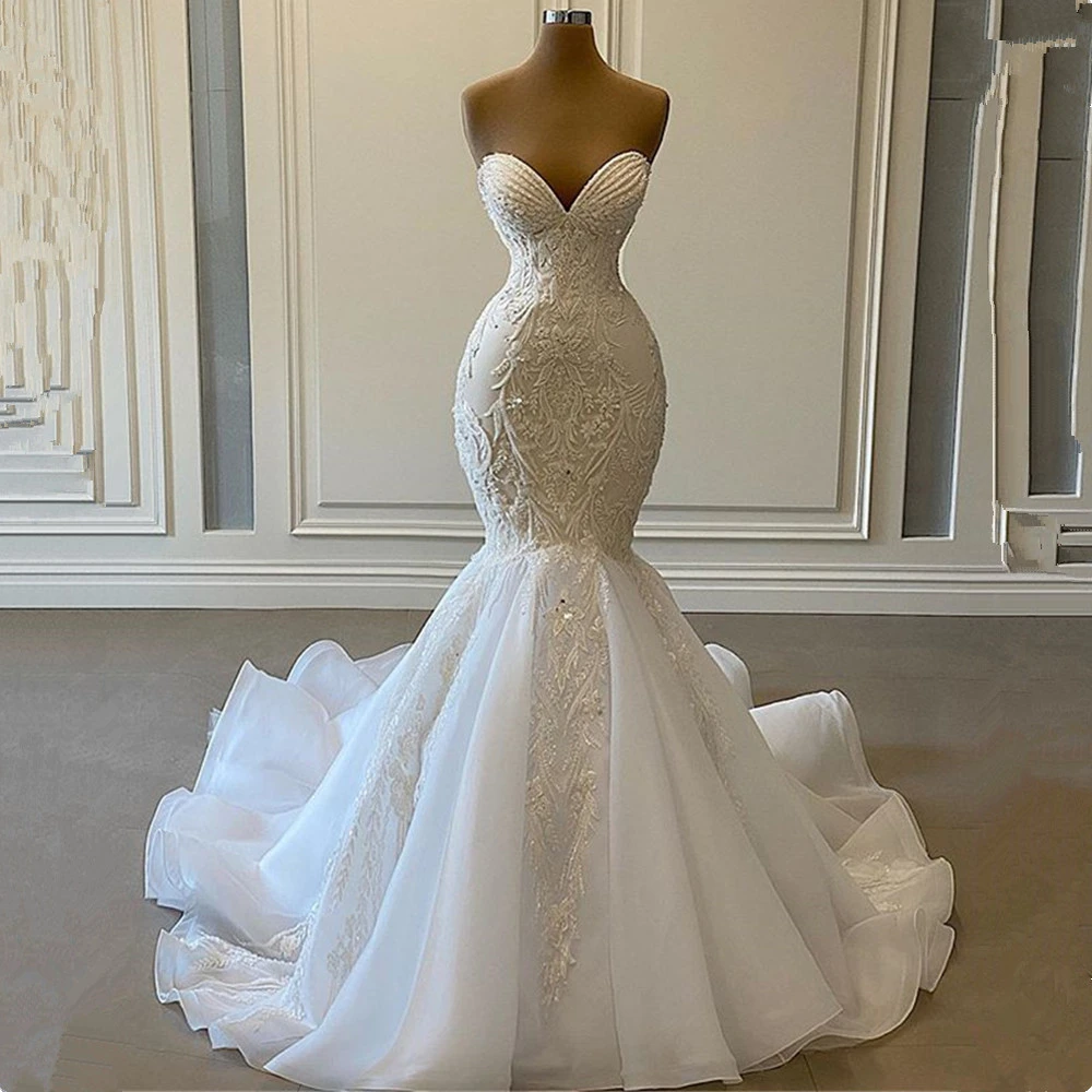 Vestido de novia en forma de sirena Clearance