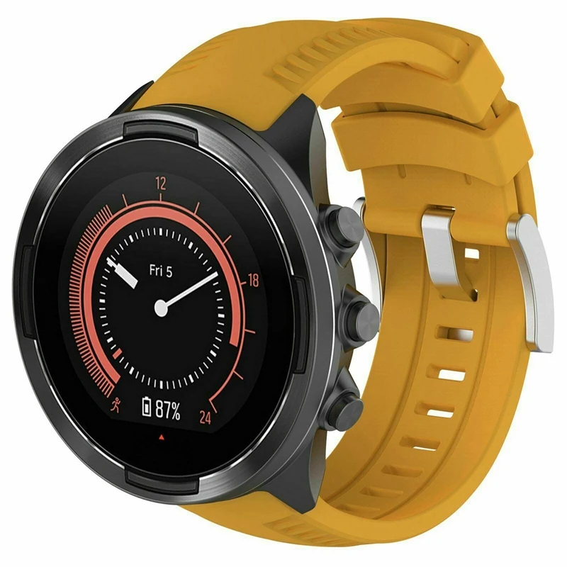 Спортивный силиконовый сменный Браслет с ремешком для умных часов SUUNTO 9/Baro
