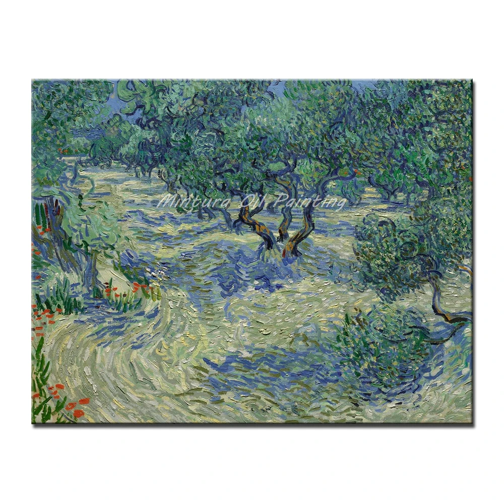 Oilve Orchard Of Vincent Van Gogh 100% ручная роспись Репродукция картина масляными красками на