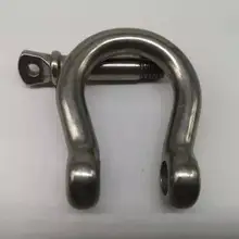 

Stainless steel 304 Bow shackle M4/M5/M6/M8/10/M12 , High quality antirust shackle , sus304