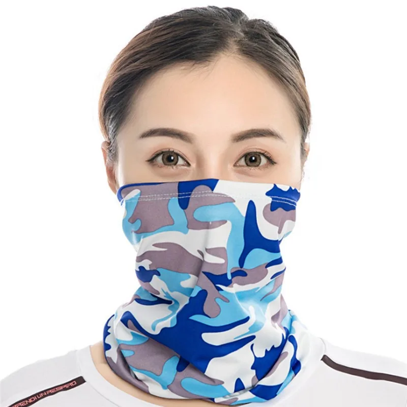 1PC 3in1 Winter Unisex Women Men Sports Thermal Fleece Scarf Snood Neck Warmer Face Mask Beanie Hats mens scarf for summer Scarves