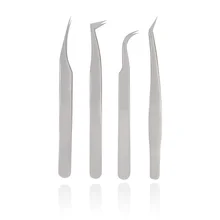 1 шт. пинцет для бровей из нержавеющей стали для наращивания ресниц, инструменты для макияжа, высококачественные пинцеты высокой точности