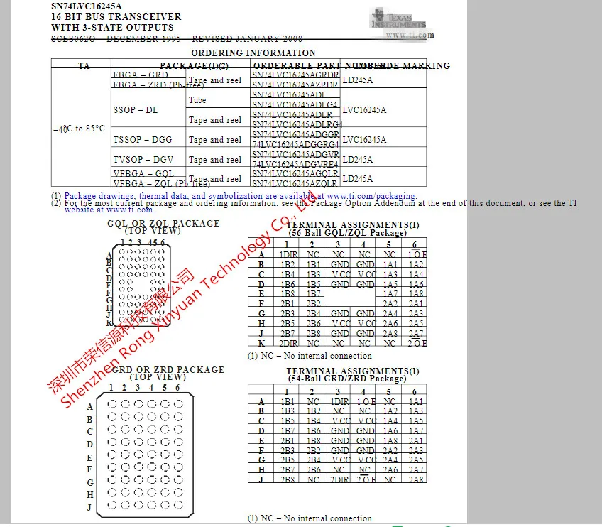 SN74LVC16245ADGGR  2