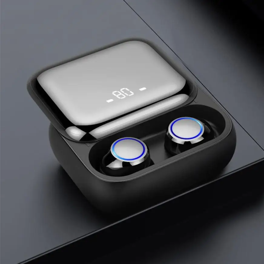 TWS M13 Slide Wireless Bluetooth Handsfree HiFi Music Call Earphone Noise Reduction Waterproof Earbuds for Iphone Xiaomi Huawei