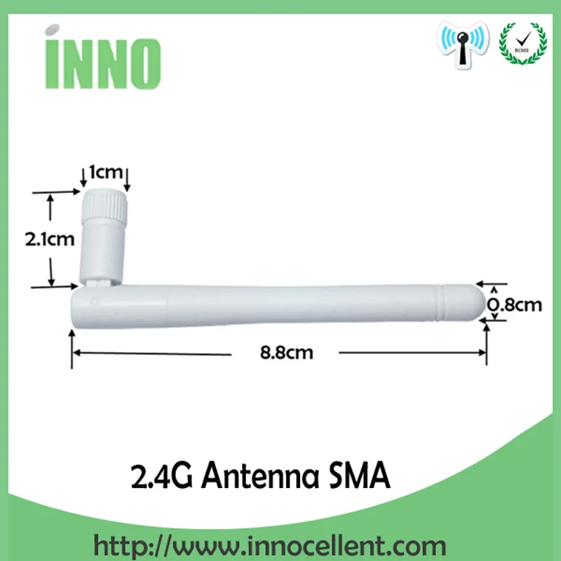 2pcs 2,4 GHz антенна wifi RP-SMA разъем 3dBi Wi fi 2,4 ghz Antena 2,4 ...