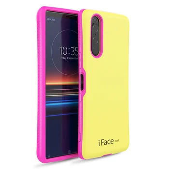 

iFace Mall Bumper Shockproof Heavy Cases For Sony xperia 1 XZ4 Hard Shell Case For Sony xperia 5 Macaroon Color Back Cover Cases
